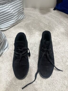 Prada Black Suede Chukka Boots